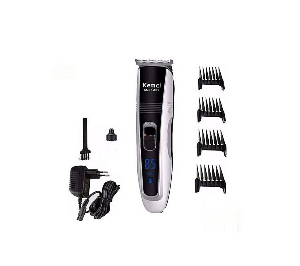 Kemei KM-PG101 Trimmer - Black and Off White