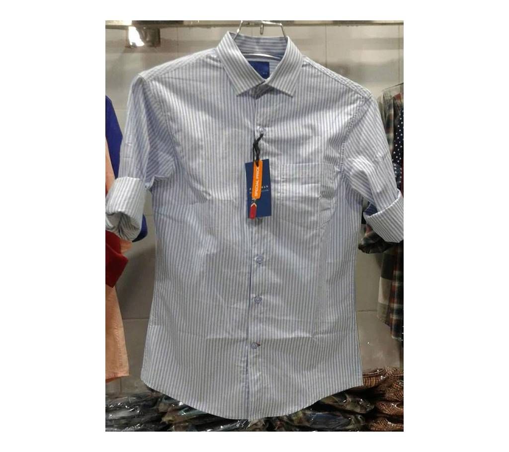 gents full sleeve cotton mixed casual shirt 