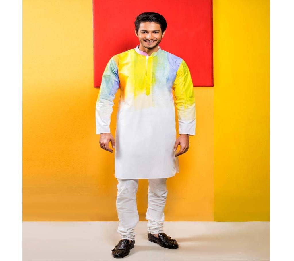 Gents Boishakhi Cotton Rongdhonu Punjabi