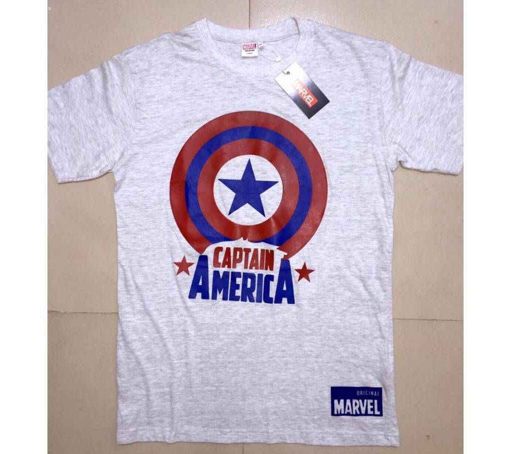 Captain America Mens Half Sleeve T-shirt