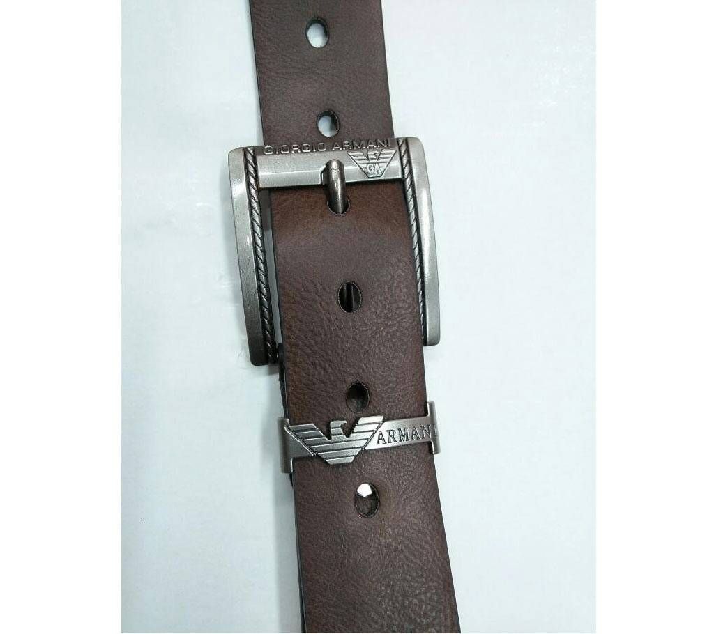 Gents mixed leather formal belt