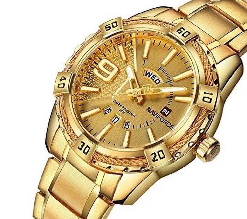 NF9117S- Stainless Steel Analog Watch