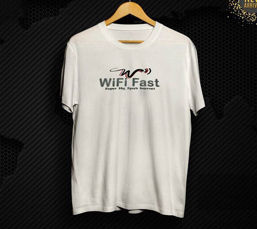 Half Sleeve Slim fit WiFi FAST Cotton T-Shirt