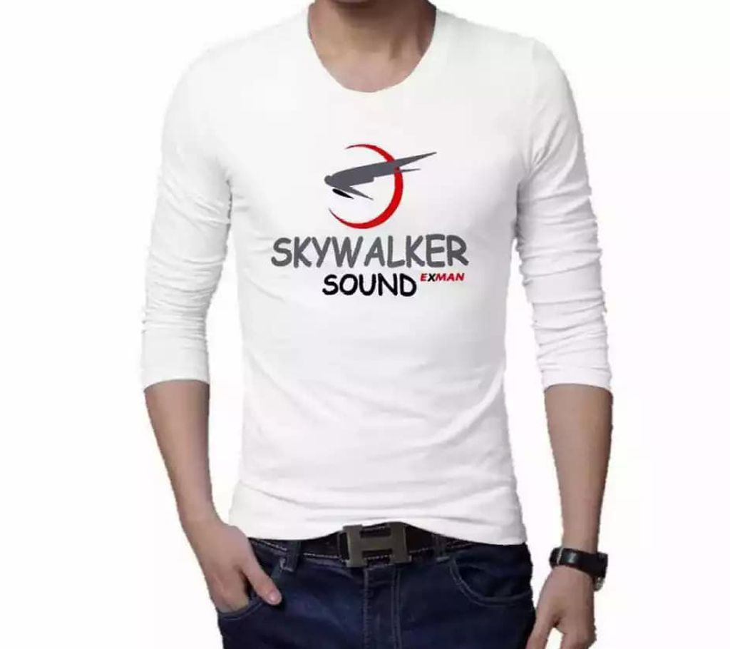 Skywalker Sound Half Sleeve slim Fit Cotton t-shirt