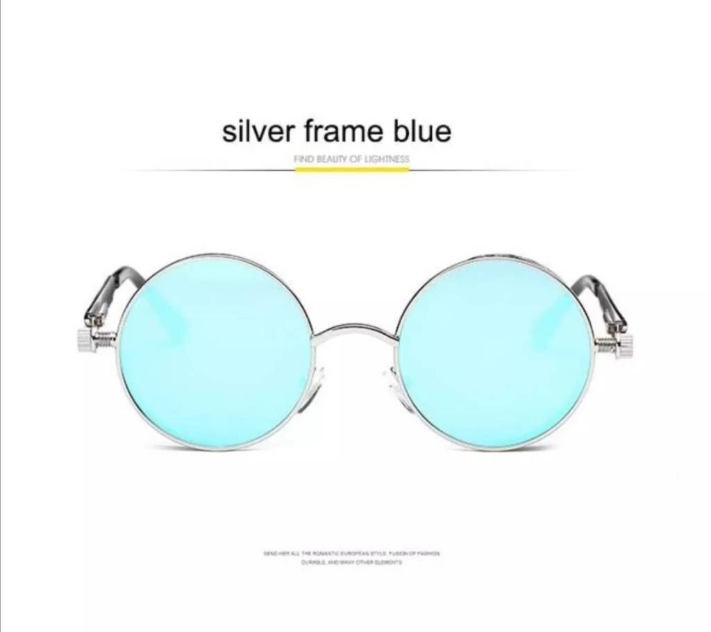 Gothic Steampunk Round Metal Sunglasses for Men Women Mirrored Circle Sun glasses Brand Designer Retro Vintage Oculos UV400