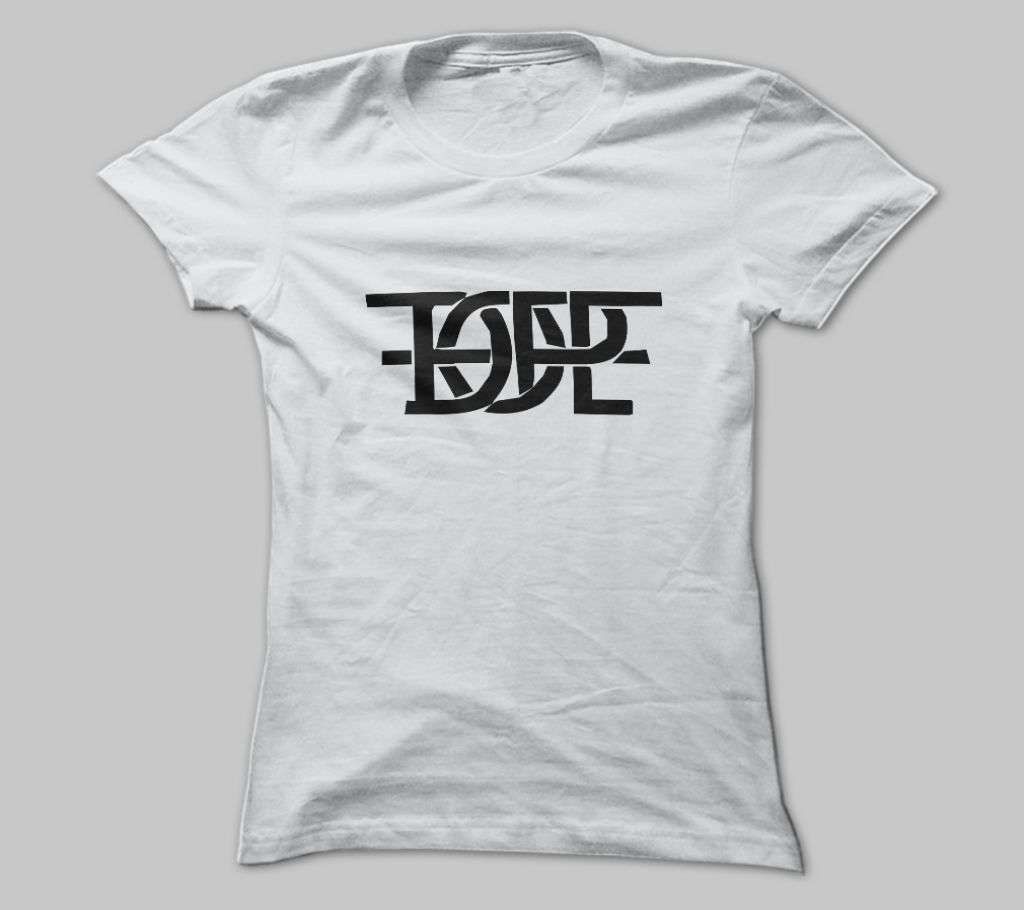 DOPE WHITE COTTON TSHIRT FOR MEN