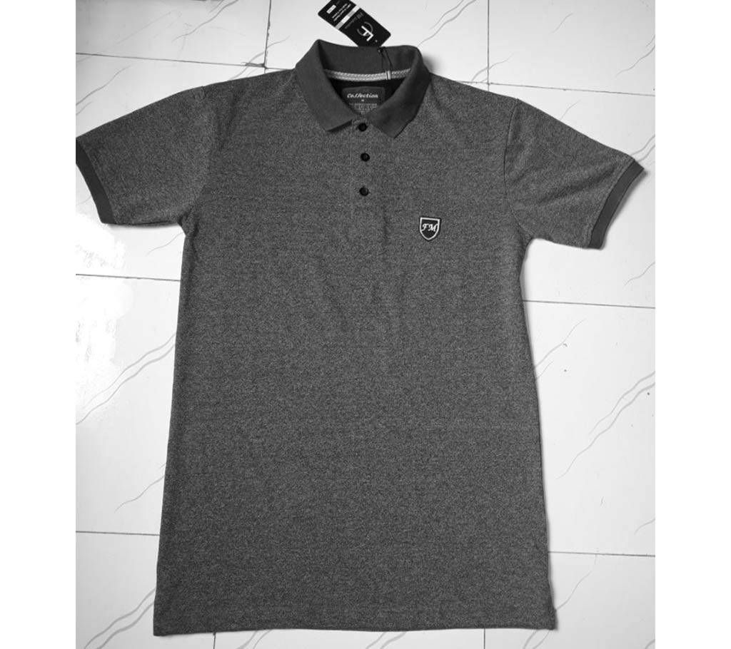 Half Sleeve T Shirt For Men - Ash