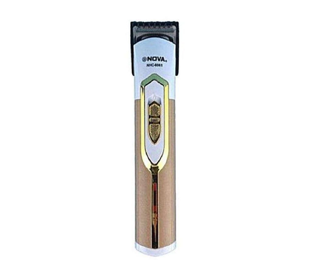 Nova NHC-6061 Professional Rechargeable Trimmer - Golden and White