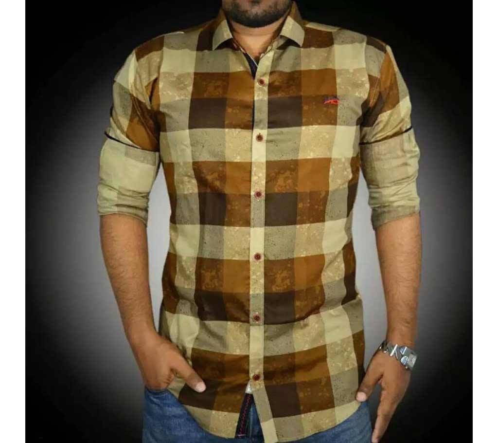 Gents Full Sleeve Casual Check Shirt
