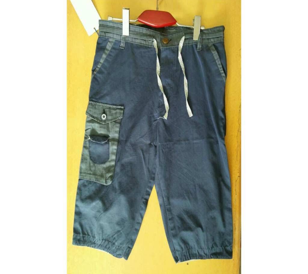 Cotton Three Quarter Pants 