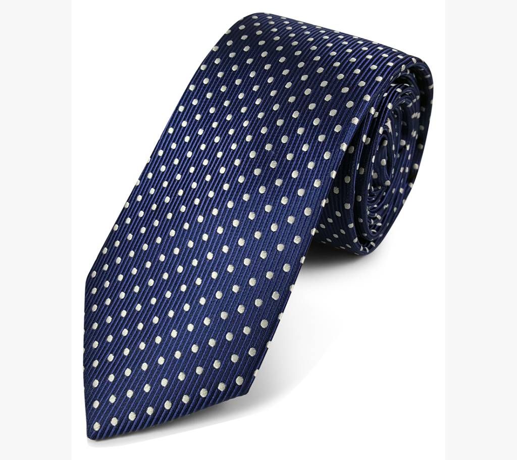 Stylish Drack Blue Silk Tie - 0241TIE