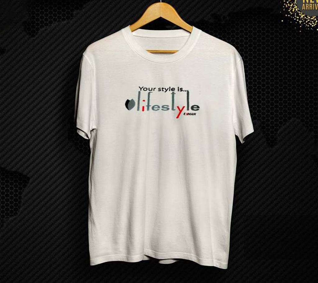 Half Sleeve Slim fit LIFESTYLE Cotton T-Shirt