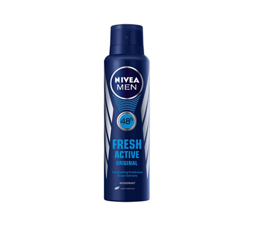 Nivea Men Fresh Active Body Spray (150ml) - Germany