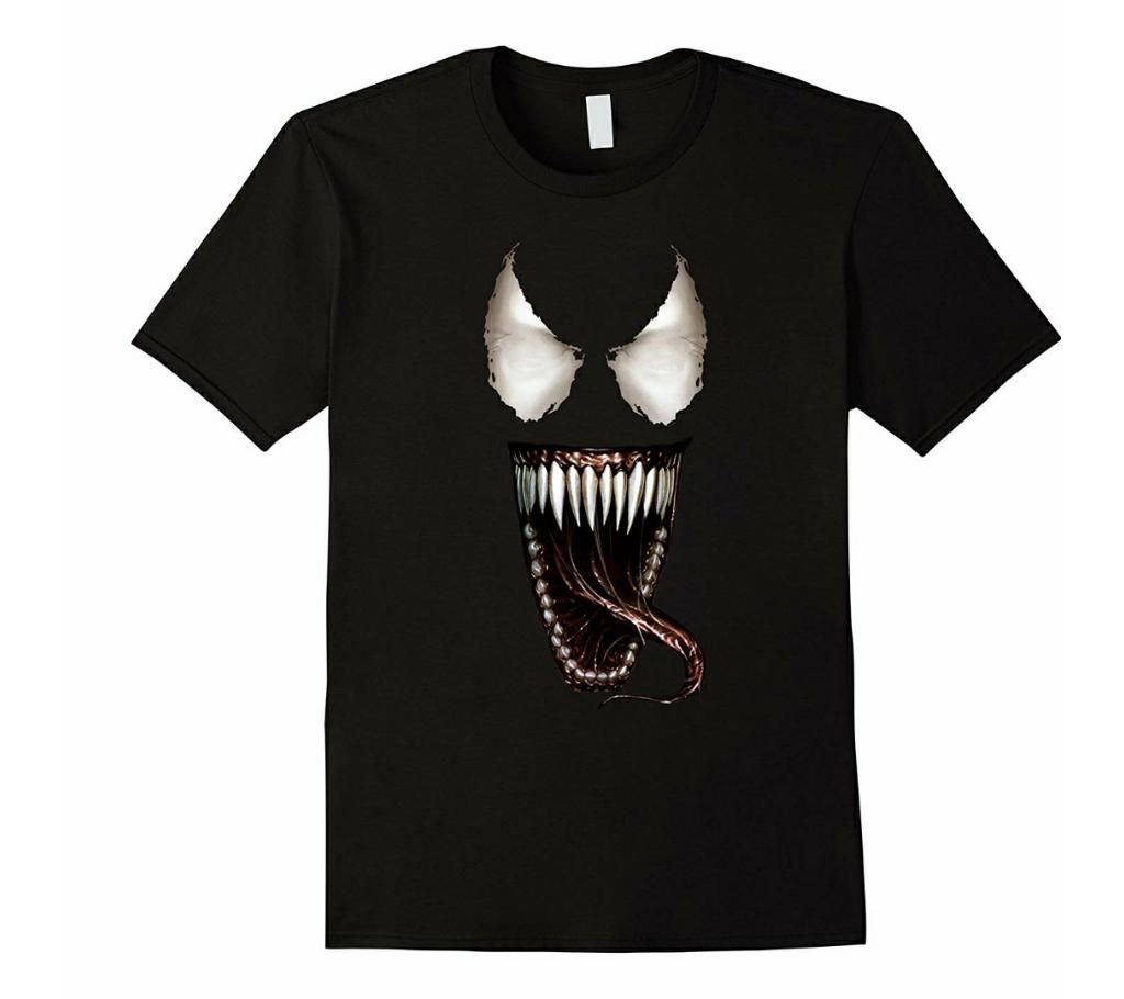 Venom Half Sleeve Cotton T Shirt 