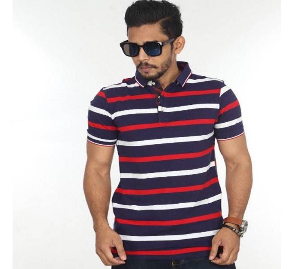 Slim fit Cotton Classic Polo Shirt (Imported)-F001