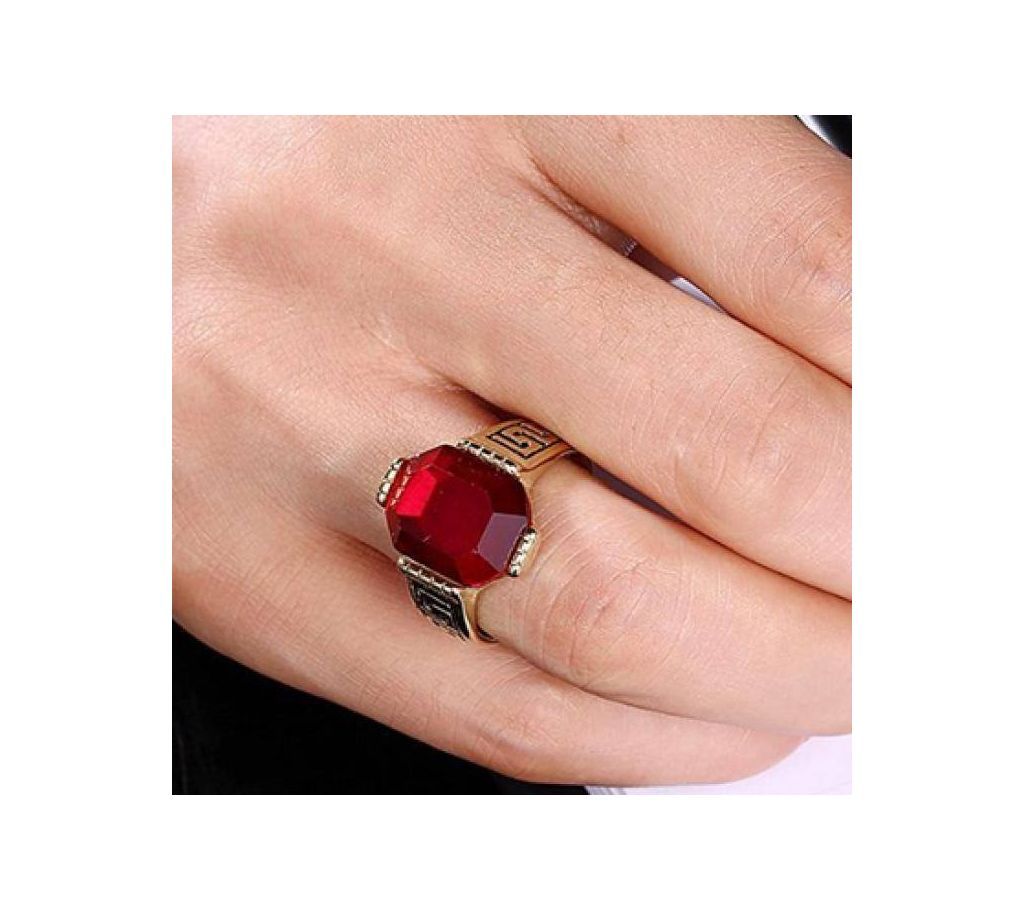 Golden Stainless Steel Ladies Finger Ring 