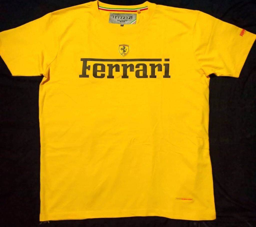 Ferrari half sleeve t-shirts