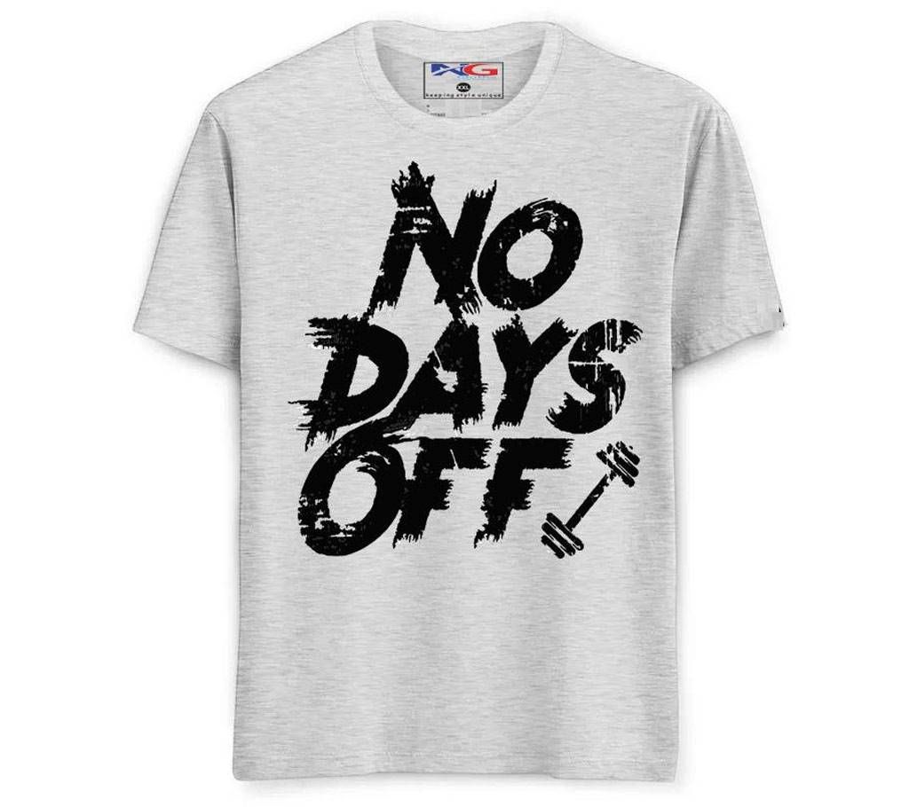 No Days Off Menz Half Sleeve T-Shirt