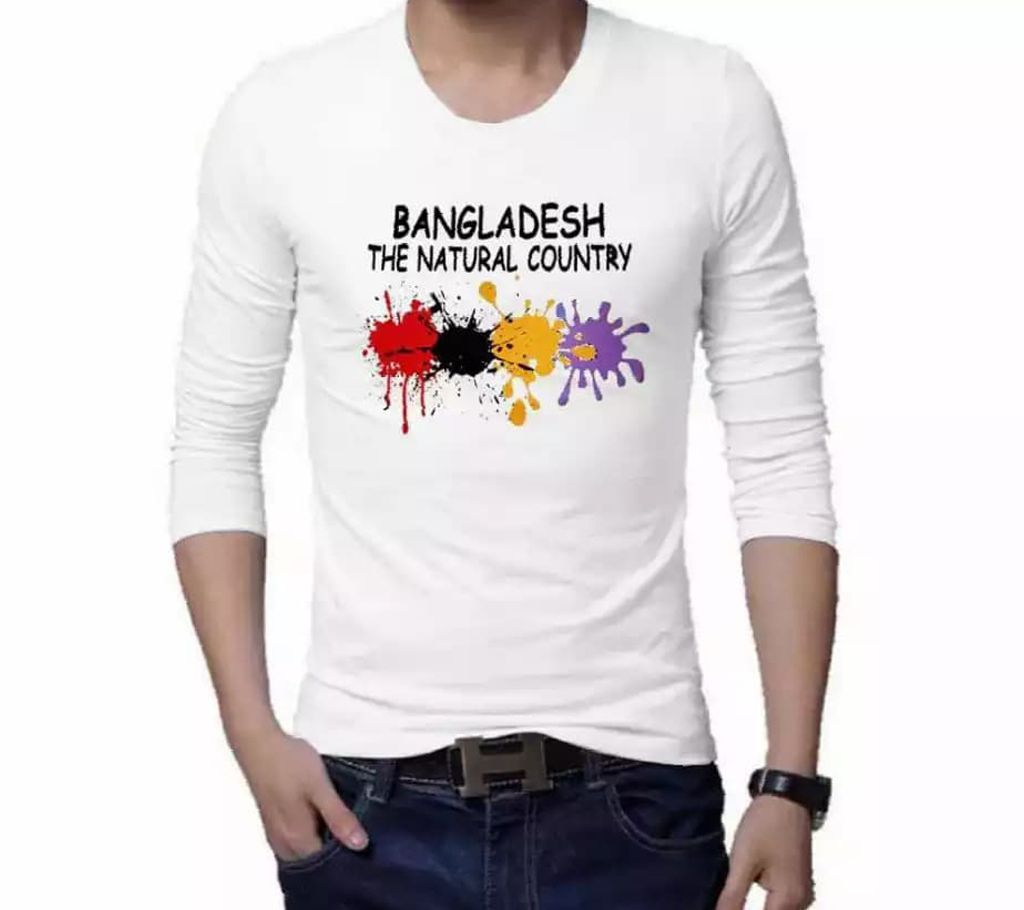 Bangladesh Half Sleeve slim Fit Cotton t-shirt