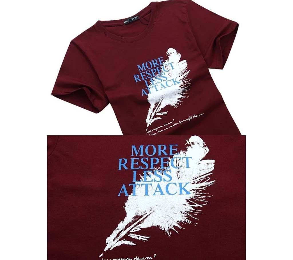 MORE RESPECT Gents Half Sleev Tshirt