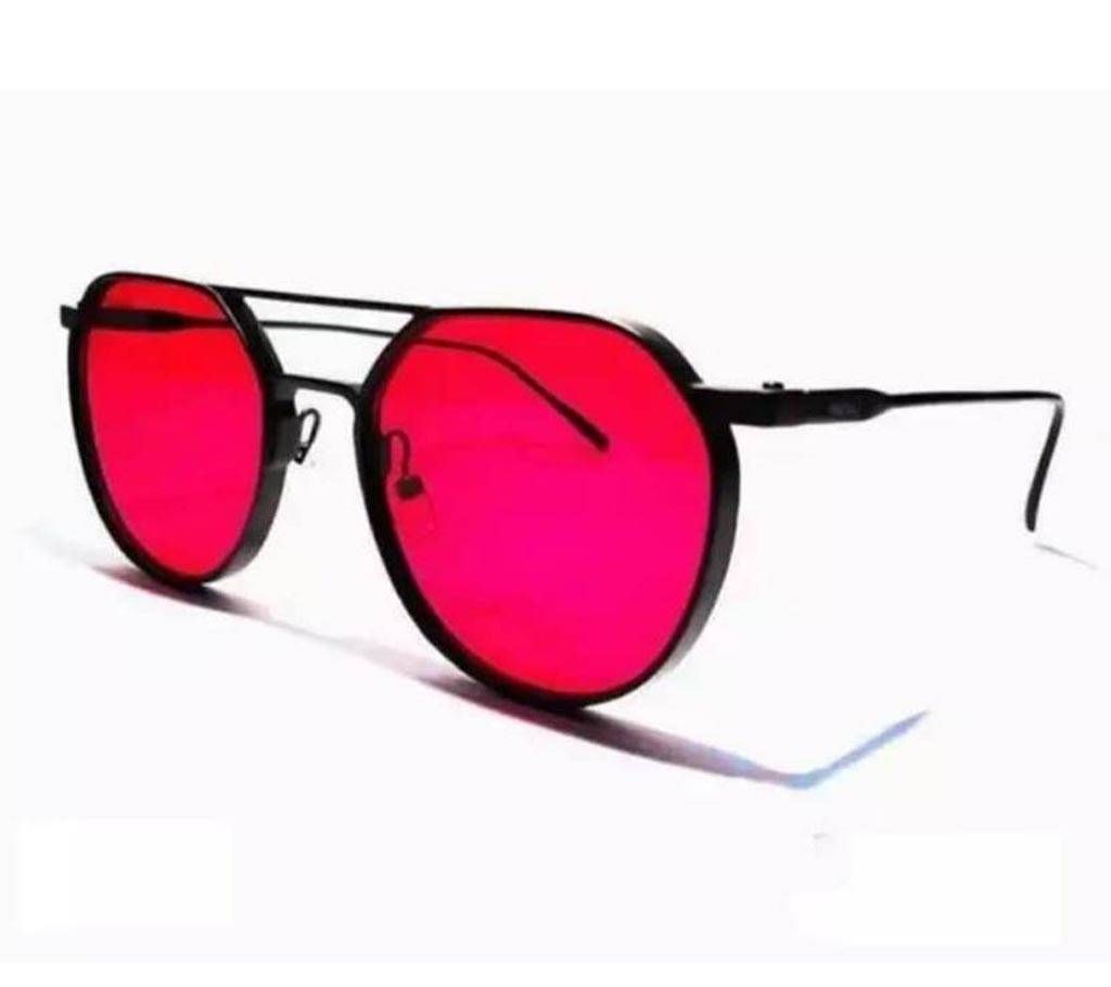 RED Metal Frame High quality Sunglasses for Men