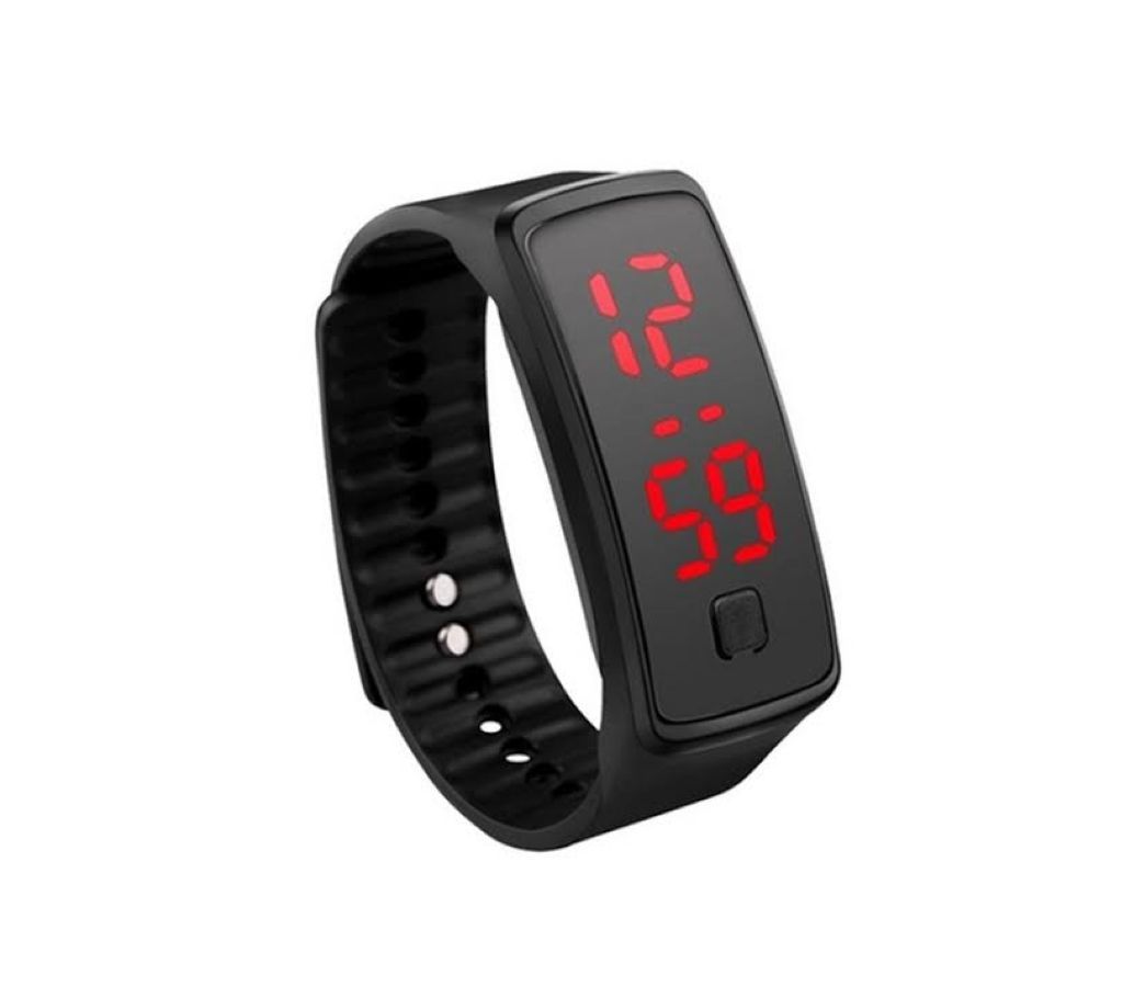 LED watch with bracelet  