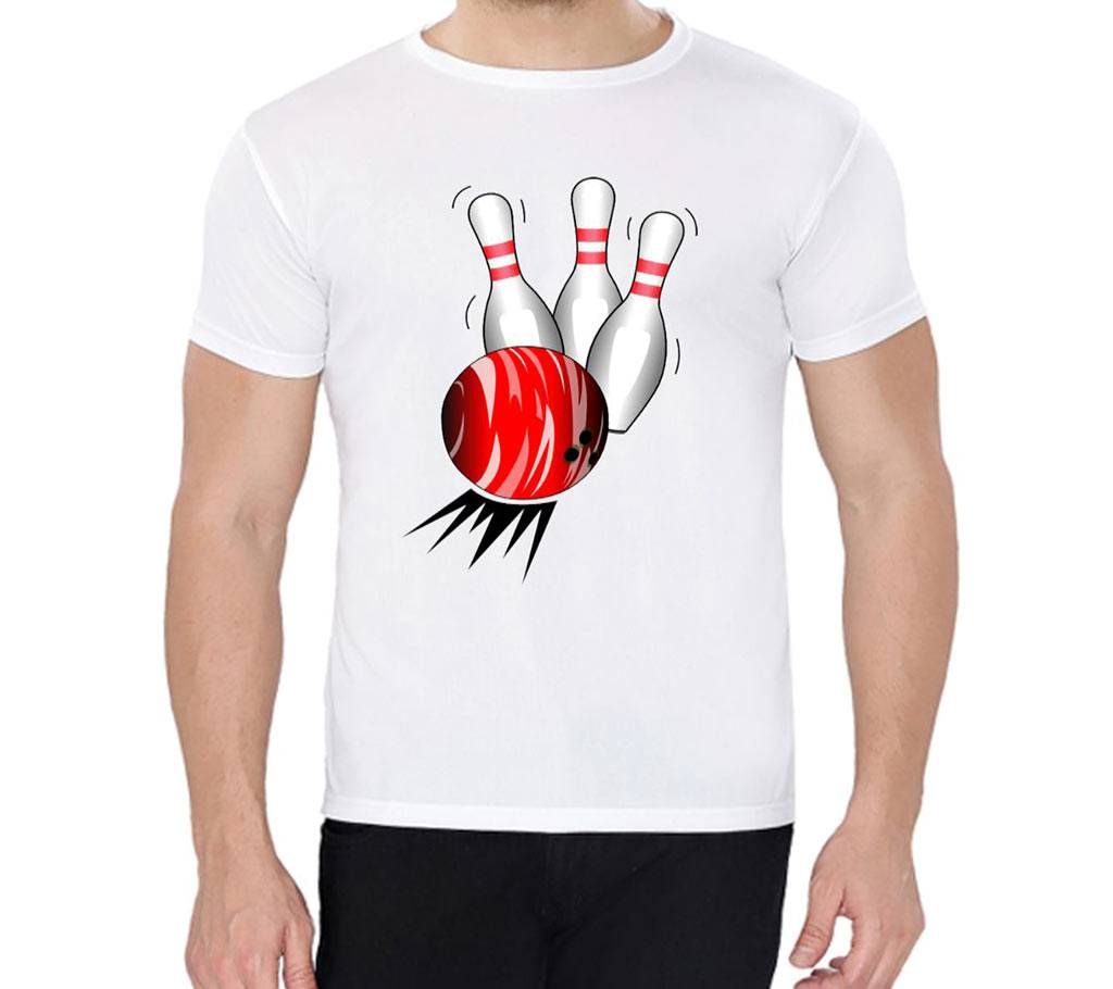 Bowling - Half Sleeve T-shirt For Men