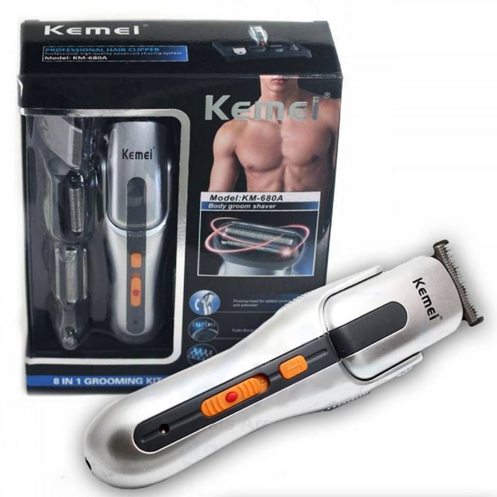 Kemei KM 680A 8in1 Rechargeable Mens Grooming Kit