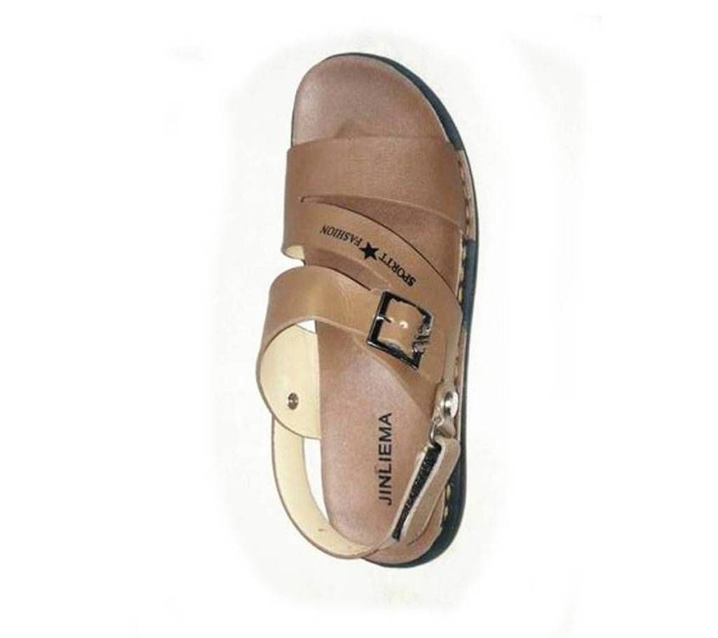 Gents Leather Sandal-Chocolate