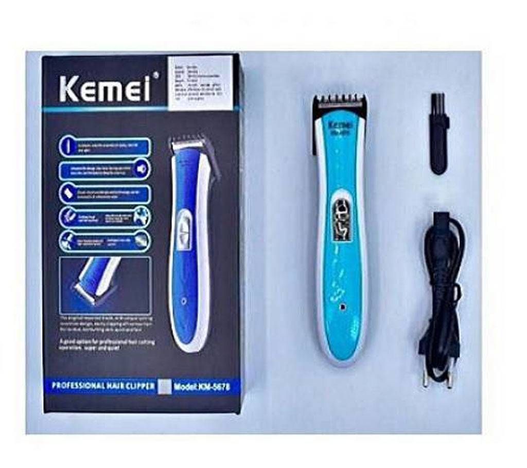 KEMEI KM 5678 Rechargeable Trimmer/Hair Clipper For Men