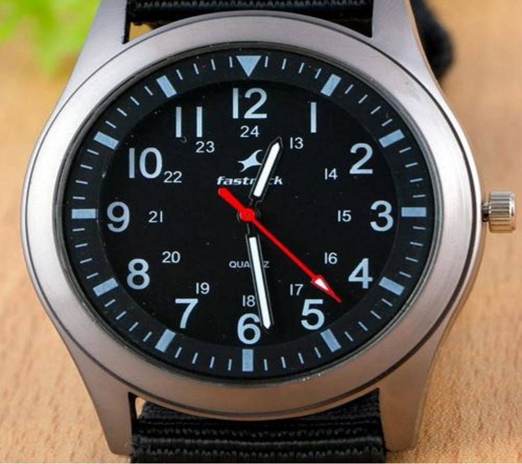 Fastrack Artificial Leather Analog Watch For Men