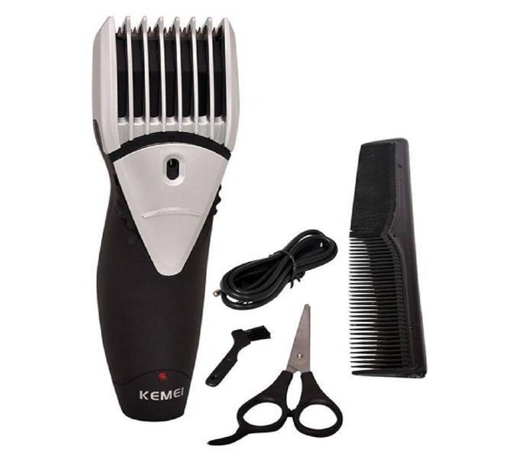 Kemei KM-3090 Rechargeable Electric Hair Clipper/Trimmers - Black
