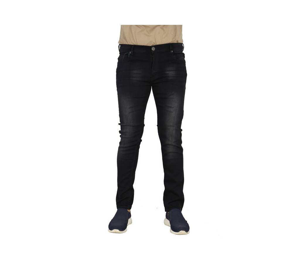 Black Denim Casual Jeans for Men DM-122