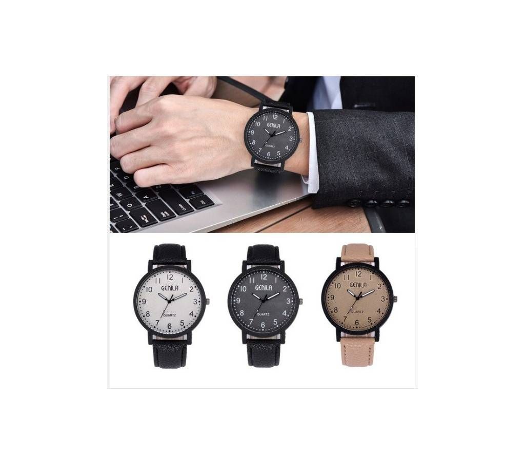Men Watches Unique Alloy Belt