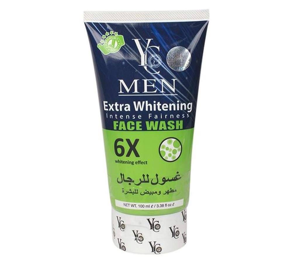 YC 6X Extra Whitening Face Wash for Men - 100ml - Thailand
