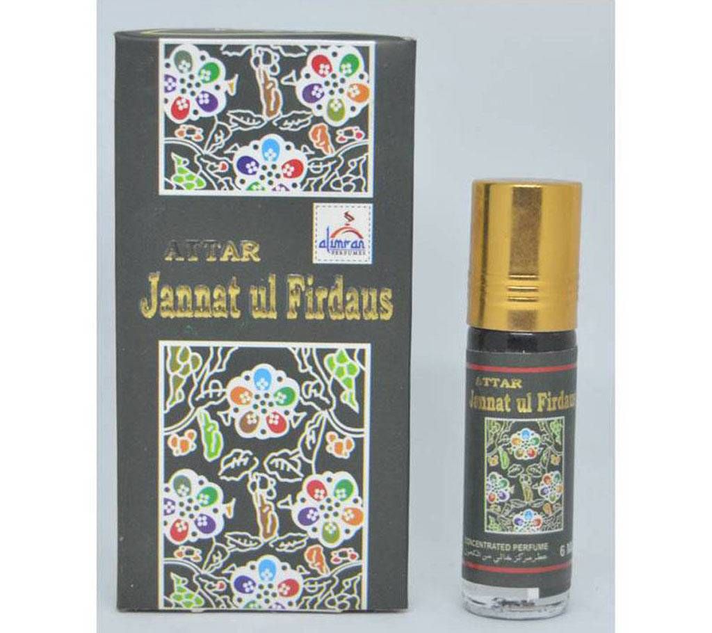 Jannat ul Firdaus Concentrated Perfume Atttar 6ml - India 