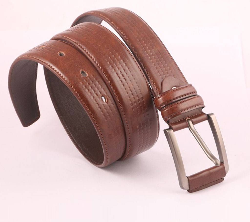 Brown PU Leather Belt For Men