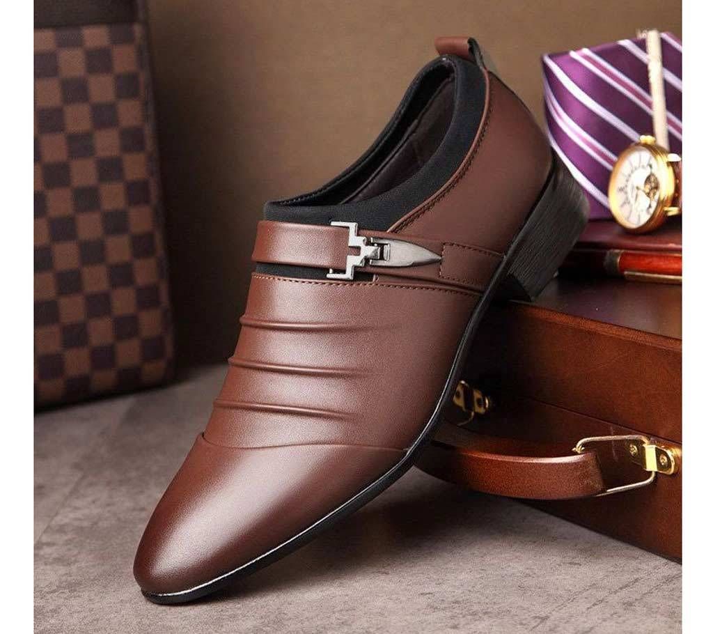 Exclusive Original China Shoes - 532 - Coffee Brown