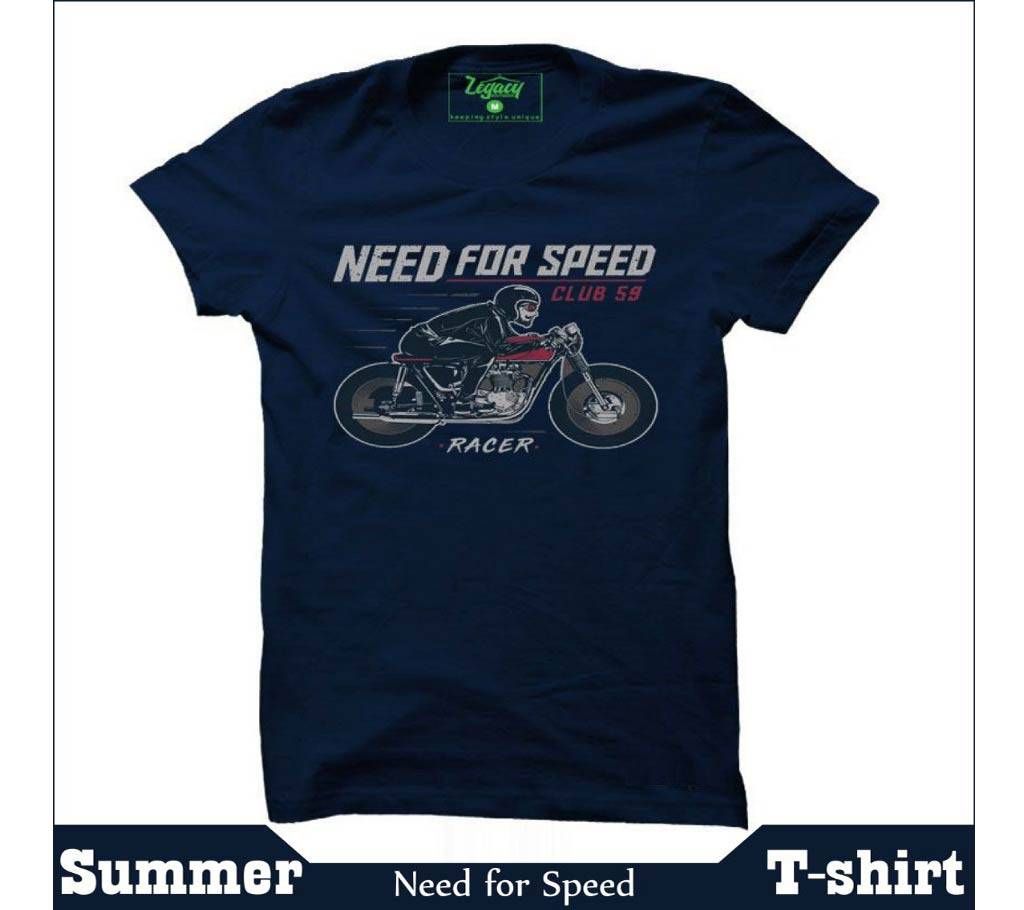 Race Mens Half Sleeve T-shirts