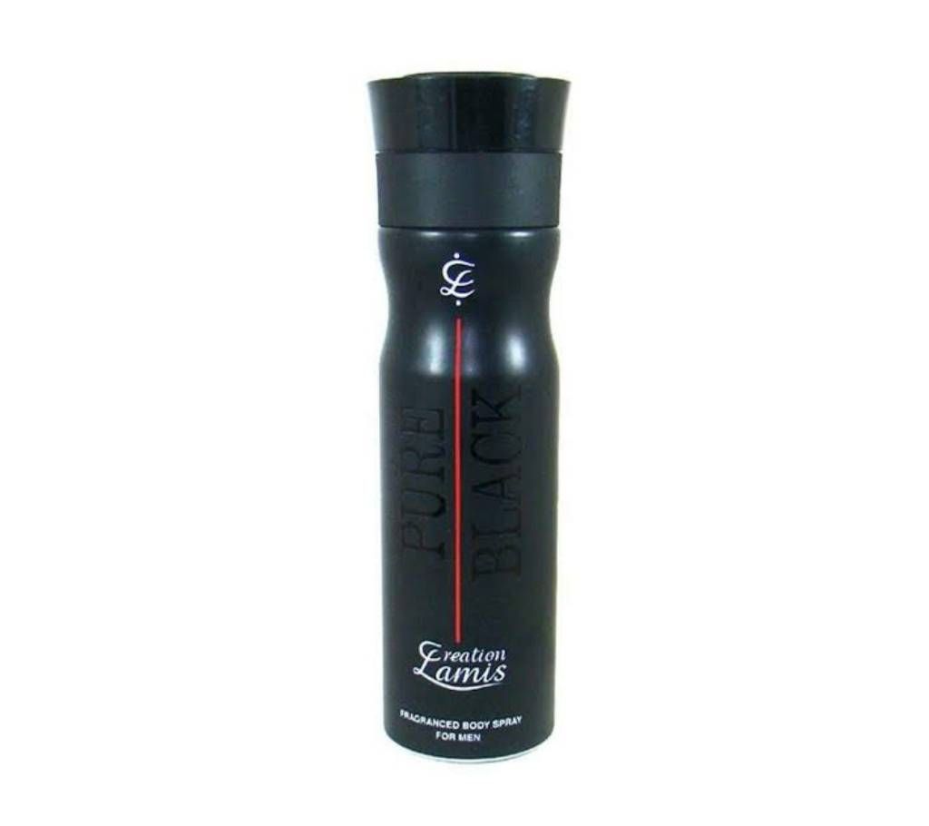 Creation Lamis Pure Black Body Spray 200ml. U.A.E