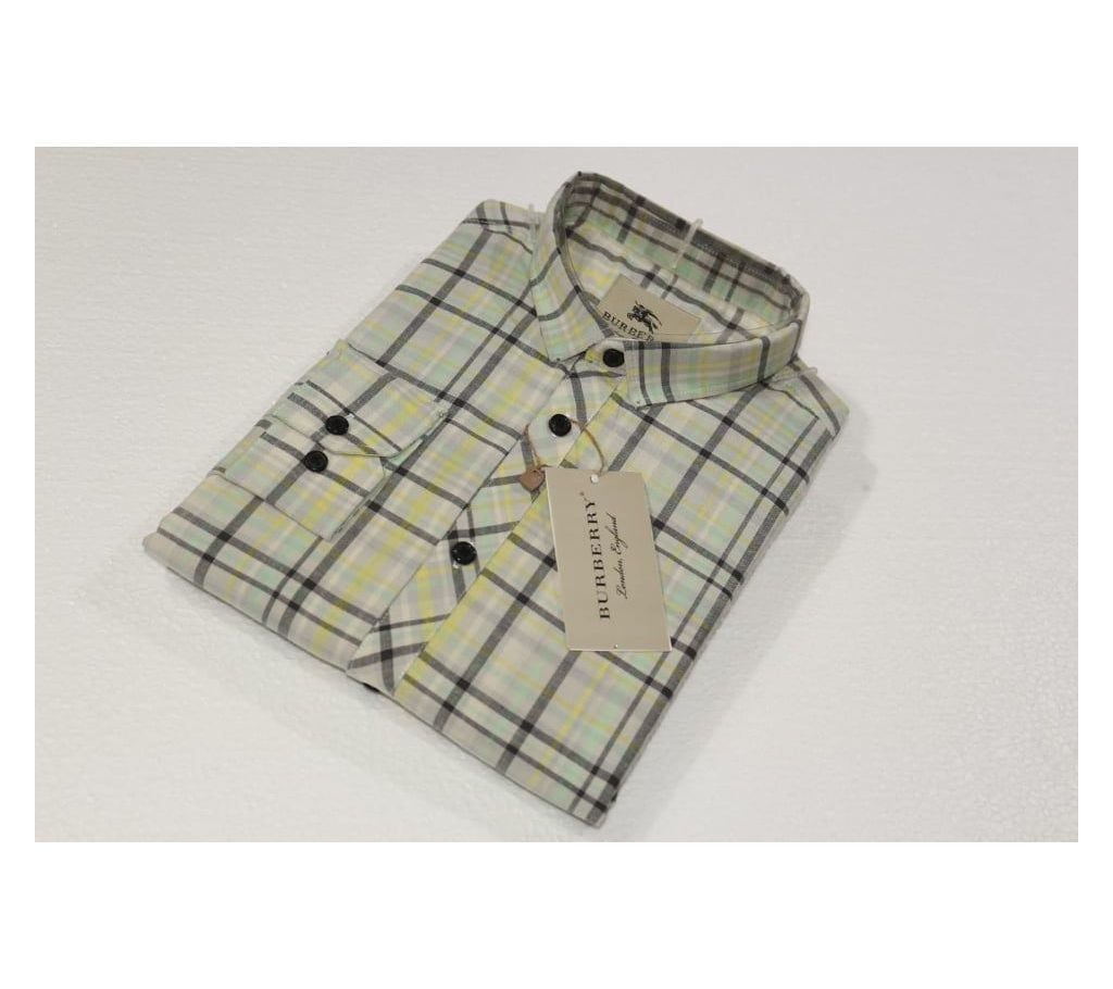 Mens Casual Cotton Full Sleeve Shirt