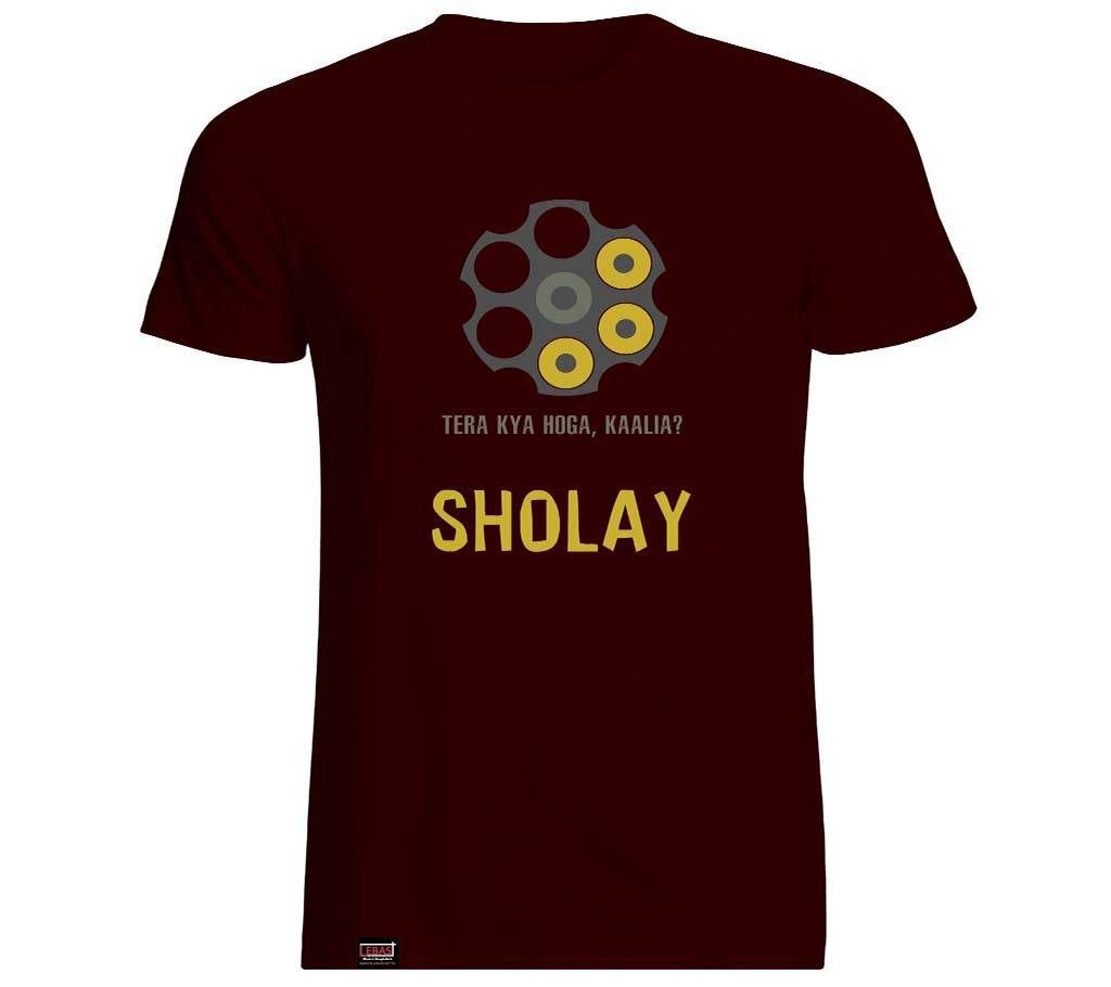 Sholay Mens Half Sleeve Cotton T-shirt
