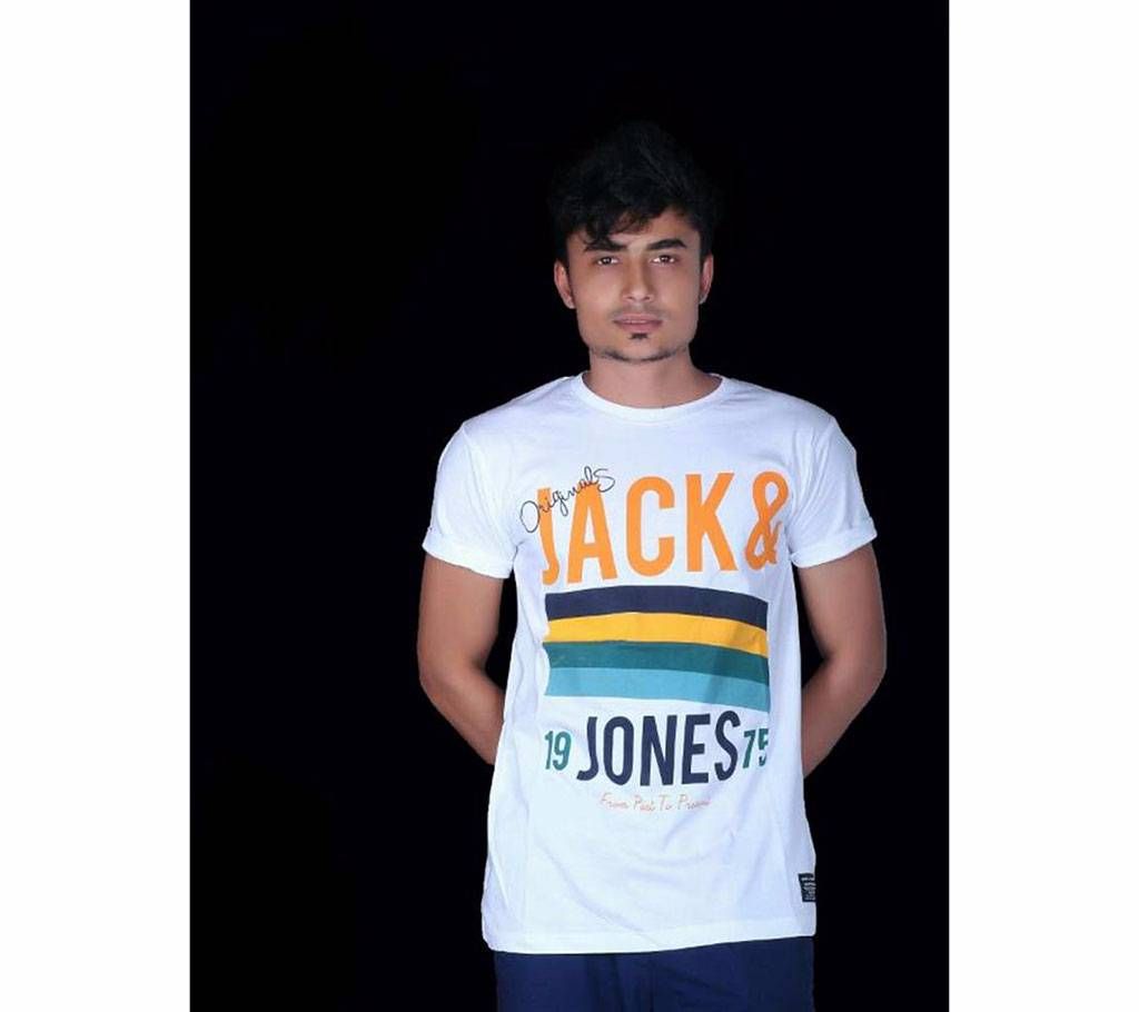 Jack & Jones gents half sleeve cotton t-shirt- copy 