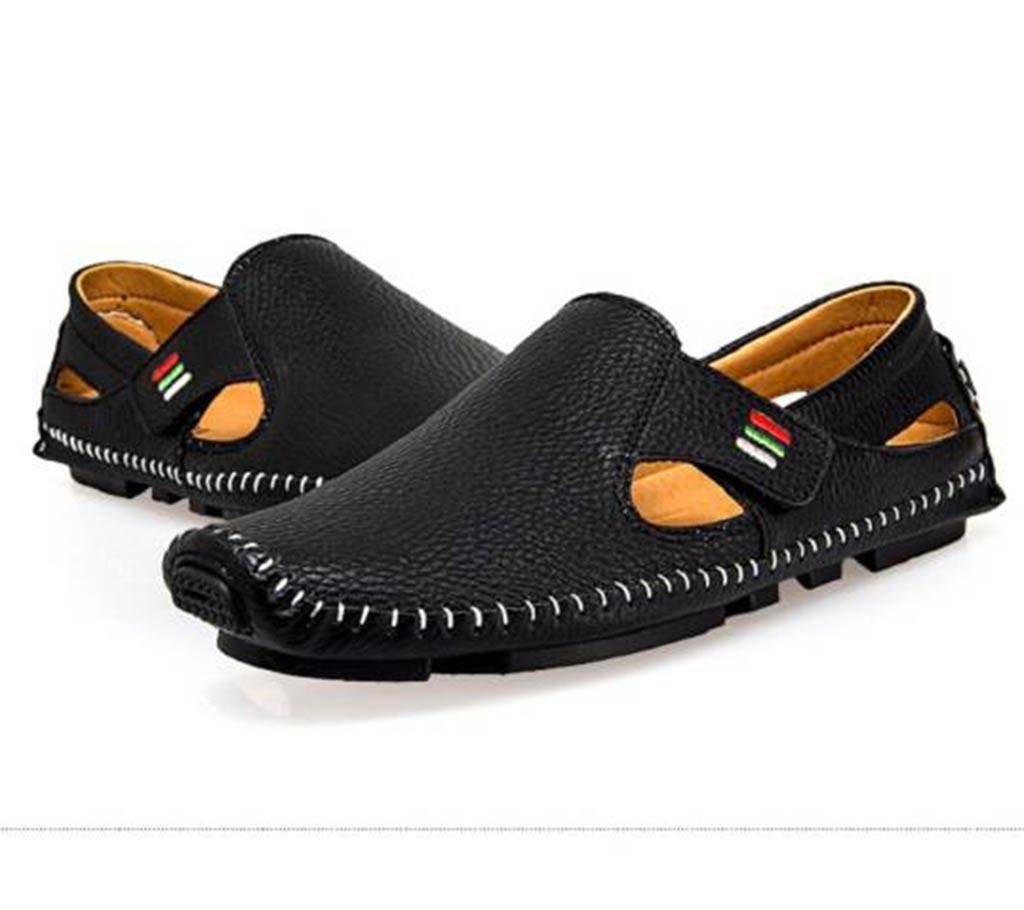 Men's Driving Shoes Leather Fashion Slipper