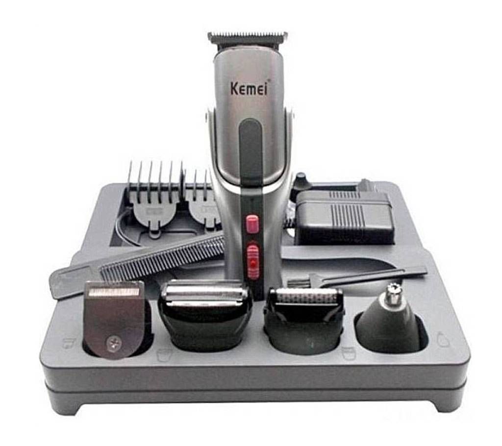 Kemei KM-680A 8 in 1 Rechargeable Shaver & Trimmer