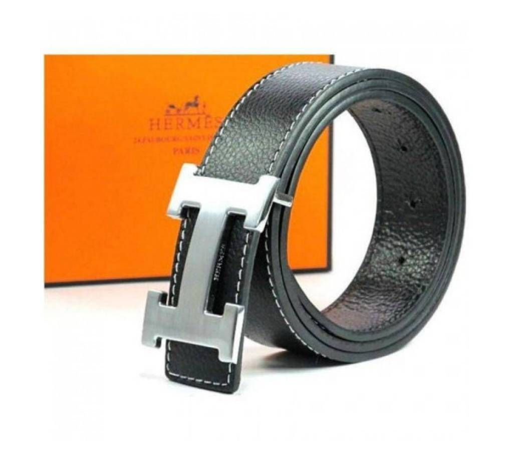 Hermes Black Leather Belt for Men (Copy)