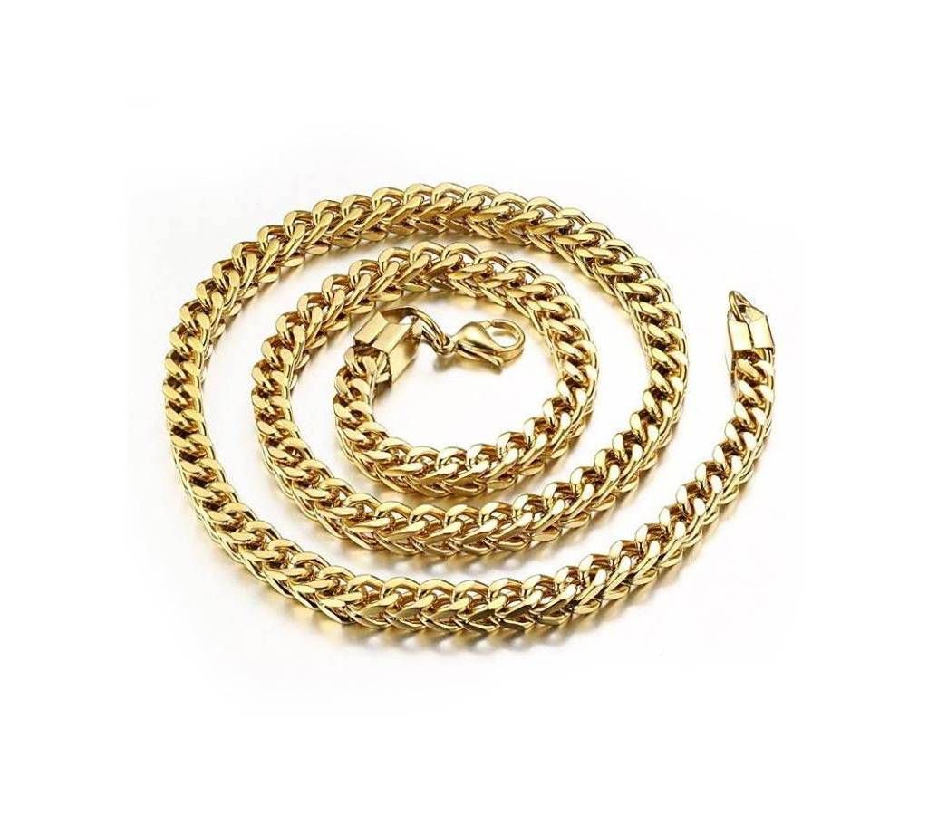 Magic Stones Gold Stainless Steel Chain