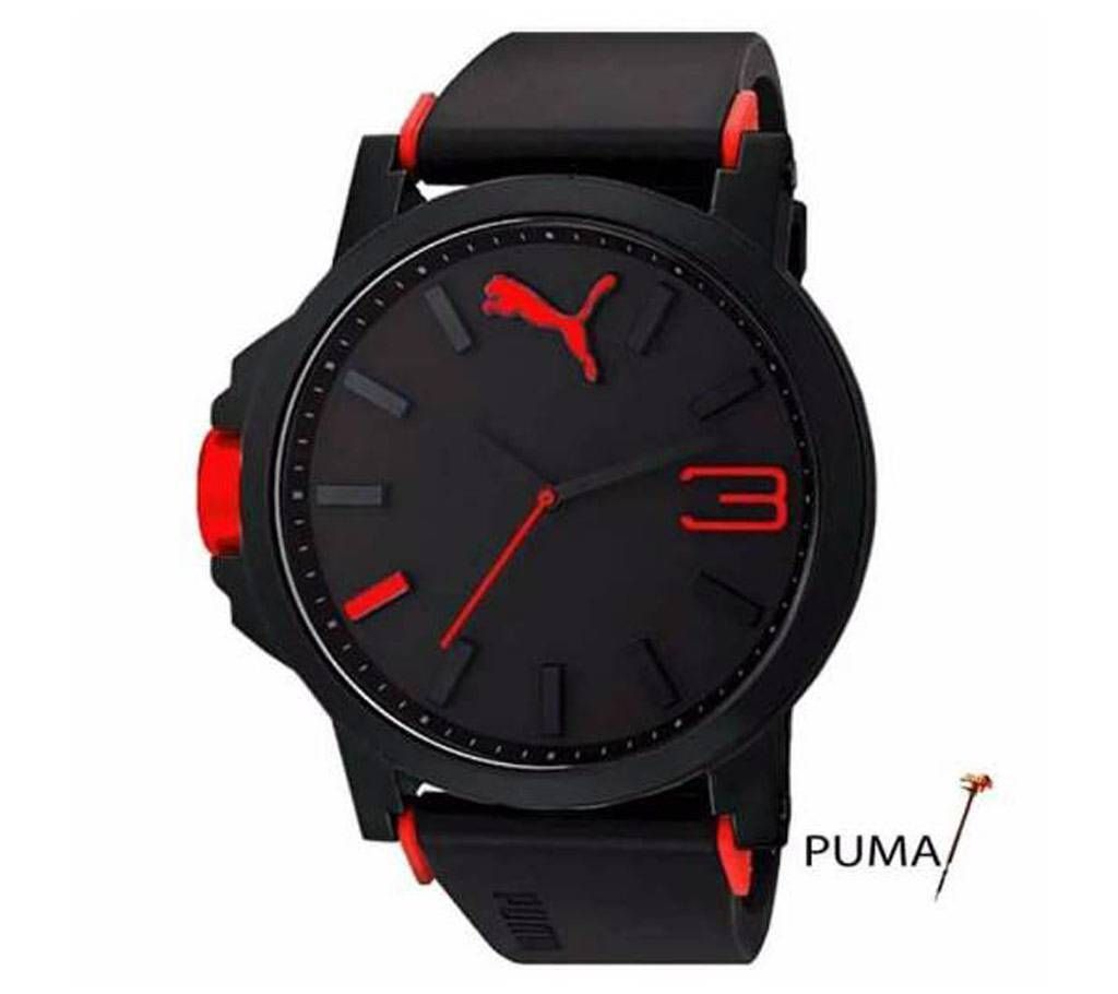 Puma Rubber Red Crown Recharge Watch (copy)
