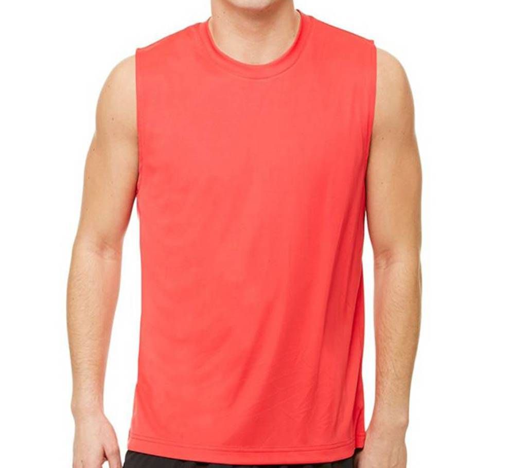 Men's Sleeveless Cotton T-Shirt