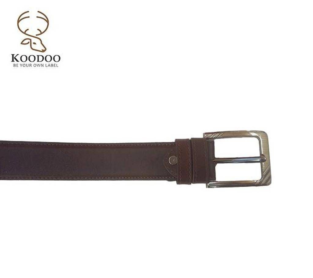 Chocolate Genuine Leather Belt for Men 3.5cm